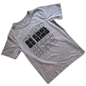 Children's Place 'Be Cool‎ Be Kind' Heather Gray T-shirt 5T
